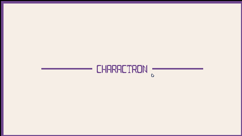 Charactron, a little character maker