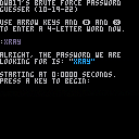 Brute Force Password Guess