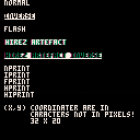Apple II Text prints mimics
