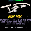 Star Trek: conversion of the 1978 game