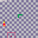 Update to my snake game: better collision