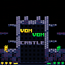 Vom Vom Castle - 1 or 2 player platformer-puke-em-up
