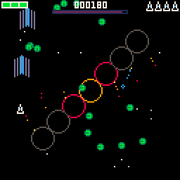 Galaga Arcade Game Over GIF